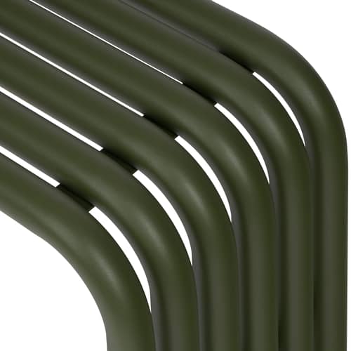 Banc Nokk métal vert / L 114 cm - NOO.MA - Vert forêt - Acier