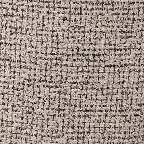 Chaise rembourrée Percey tissu gris - Bloomingville - Gris (tissu chenille) - Fer thermolaqué, Mousse, Tissu chenille