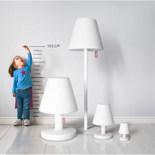 Outdoorlampe Edison the Medium Bluetooth plastikmaterial weiß / H 51 cm - LED - Fatboy - Weiß / Bluetooth - Polyäthylen