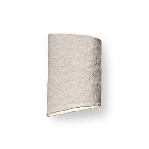 Applique Earth carta bianco / Cartapesta riciclata - L 31 x H 45 cm - Serax - Bianco - Cartapesta riciclata