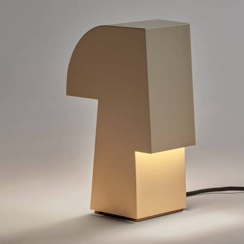 Lampe de table Nizou métal beige - Serax - Sable - Acier thermolaqué