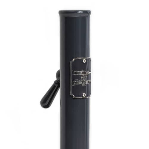 Pied de parasol The Classic métal noir / 25 Kg - Pour mât de 2,5 à 5,08 cm / Seconde vie - BUSINESS & PLEASURE - Noir Vintage - Acier carbone