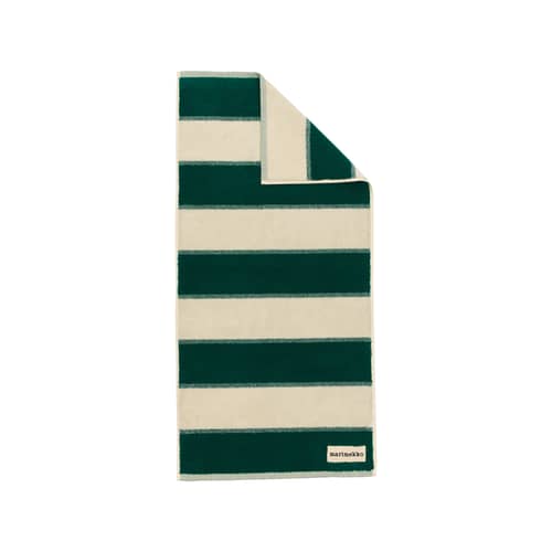 Serviette de toilette Galleria vert / 50 x 100 cm - Marimekko - Galleria / Vert - Coton éponge biologique