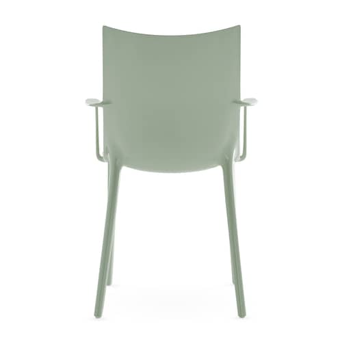 Stuhl H.H.H plastikmaterial grün / Recycled - Kartell - Grün glänzend - Recyceltes thermoplast. Technopolymer