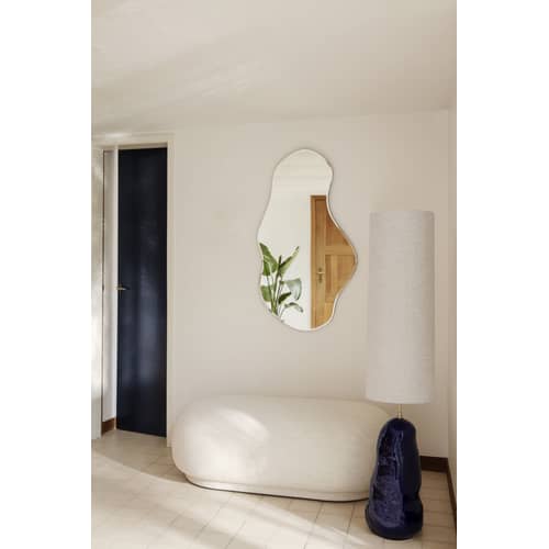 Ferm Living Pond Large Wall mirror - black brass | Made In Design UK
