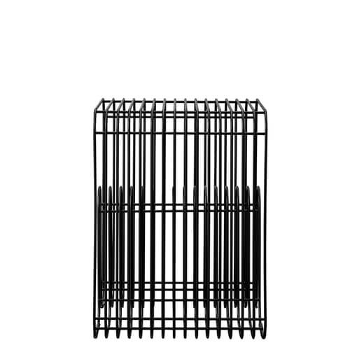 Curva Stool metal black / End table - AYTM - Black - Lacquered iron