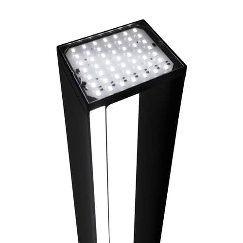 Lampadaire Tru LED / H 185 cm - Nemo - Noir - Aluminium extrudé