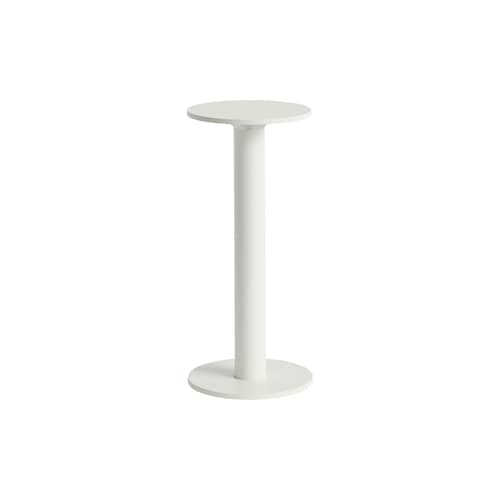 Lampe extérieur sans fil rechargeable Host Small / LED - H 22 cm / Fixation magnétique - Hay - Blanc crème - Acier thermolaqué, Aimant, Aluminium thermolaqué
