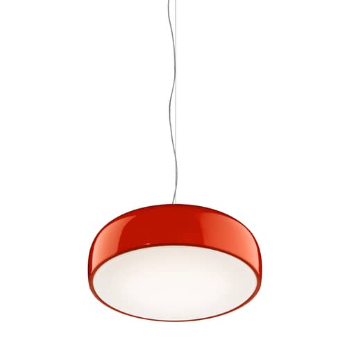 Pendelleuchte Smithfield metall rot / Ø 60 cm - Aluminium - Flos - Rot - bemaltes Aluminium