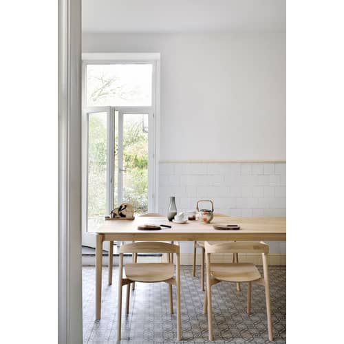 Sedia Bok Indoor legno naturale / Rovere massello - Ethnicraft - Rovere - Massello di quercia oliato