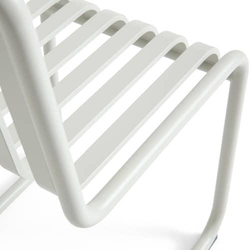Stuhl Palissade Cantilever metall grau - Hay - Silbergrau - thermolackierter Stahl