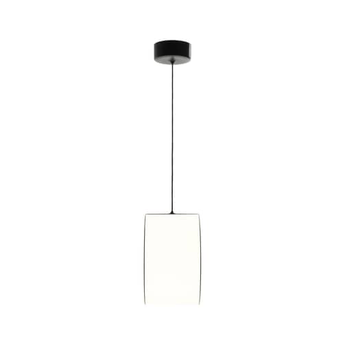 Suspension Lost LED plastique blanc noir / Small - Ø 17,5 cm / Seconde vie - Magis - Ø 17,5 cm / Noir & blanc - ABS