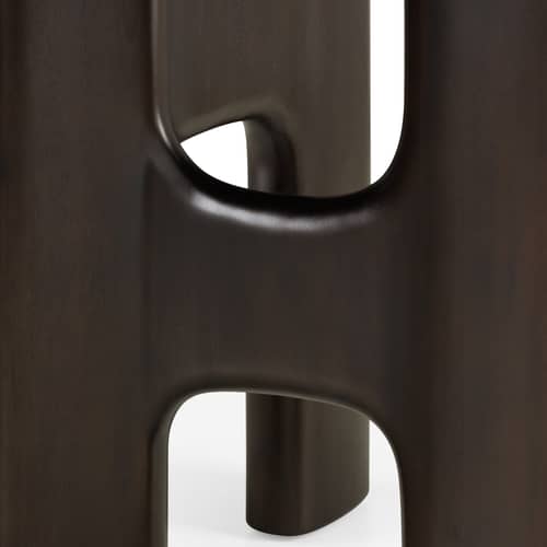 Table rectangulaire Flow bois marron / 200 x 110 cm - 8 personnes - Ethnicraft - 200 x 110 cm - Acajou teinté