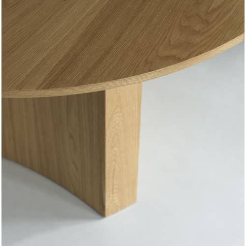 Table ronde Bue / Ø 120 cm - Normann Copenhagen - Chêne naturel - Placage de chêne