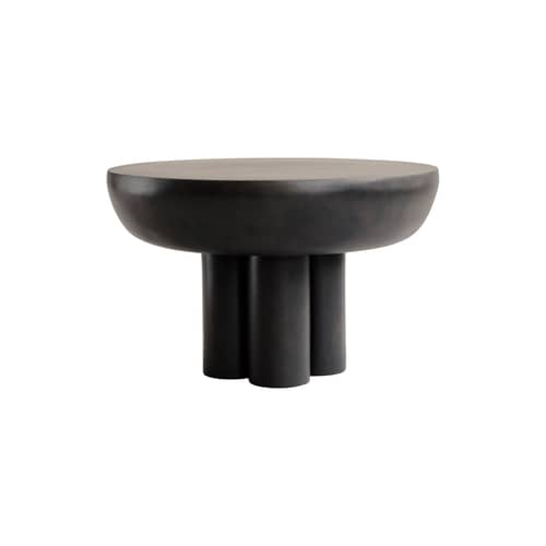 Tavolino Crown corian marrone / Ø 65 x H 41 cm - 101 COPENHAGEN - Caffé - Calcestruzzo fibrorinforzato