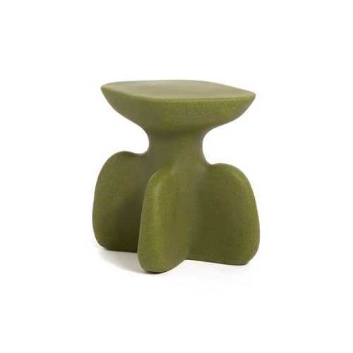 Tabouret Archeo plastique vert / H 38.7 cm - Jaime Hayón - Magis - Vert nature - Polyéthylène