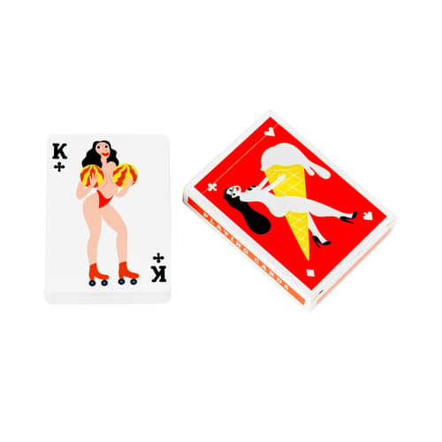 Jeu de cartes Manikhin papier multicolore / Jeu de 54 cartes - Normann Copenhagen - Multicolore - Papier plastifié