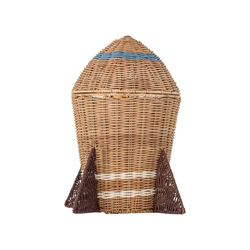 Panier Space / Ø 31 x H 35 cm - Bloomingville - Rotin - Fer, Rotin tressé