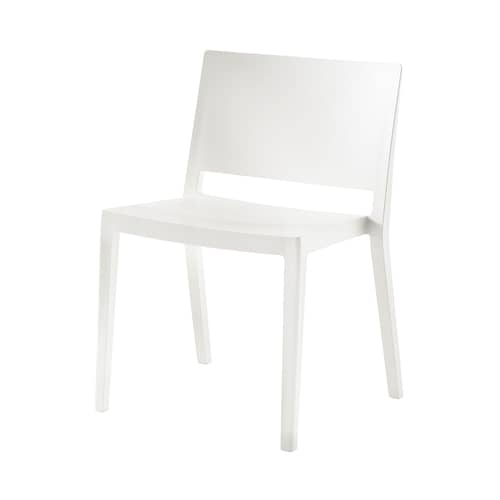 Stapelbarer Stuhl Lizz plastikmaterial weiß / matt - Kartell - Weiß, matt - Technoplymer