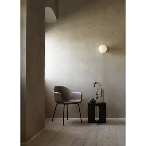 Table d\'appoint Androgyne métal noir / Ø 40 x H 43 cm - Audo Copenhagen - Table / Noir - Acier époxy