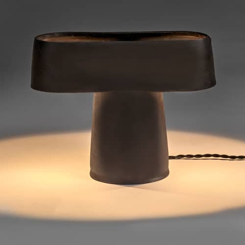 Romé 02 Table lamp ceramic black - Serax - Matt black - Sandstone