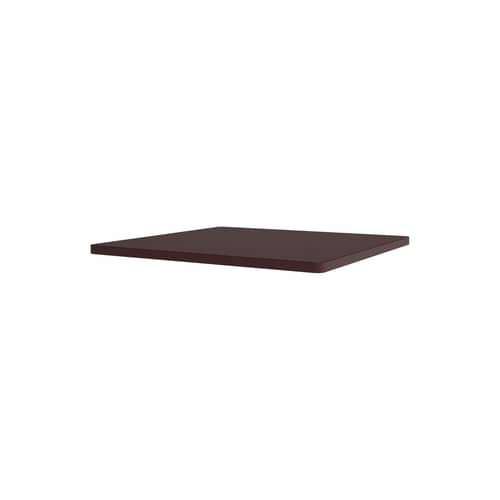  Accessory wood red / Internal Shelf for Panton Wire Single - W 33 x D 34.8 cm - MONTANA - Black Red - Lacquered MDF