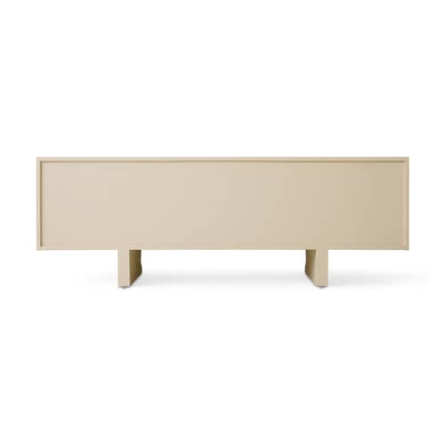 Buffet bas Forma bois blanc / L 160 x H 55,5 cm - HK LIVING - Blanc cassé - Bois de sungkai