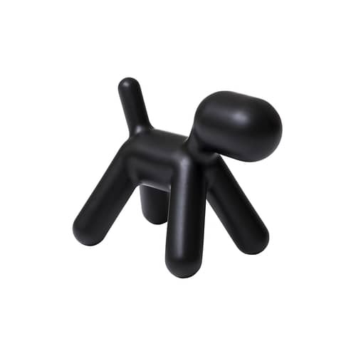 Decorazione Puppy XS materiale plastico nero / L 18,5 cm - Eero Aarnio, 2003 - Magis - Nero - Polietilene rotostampato