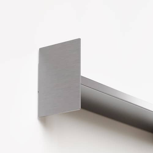 Étagère Pli Slim Core métal / L 60 x P 10 cm - TIPTOE - Inox brossé - Acier inoxydable brossé
