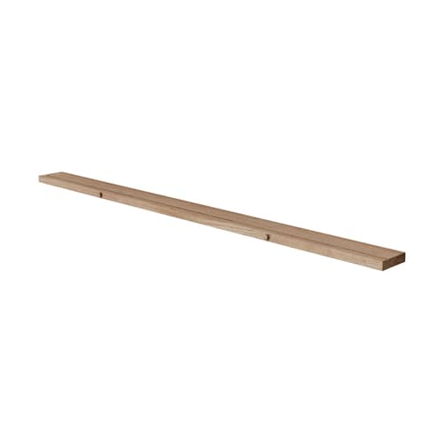 Etagère porte-cadres Gallery Shelf / L 115 x Prof. 8 cm - Rainurée - MOEBE - Chêne naturel - Chêne massif