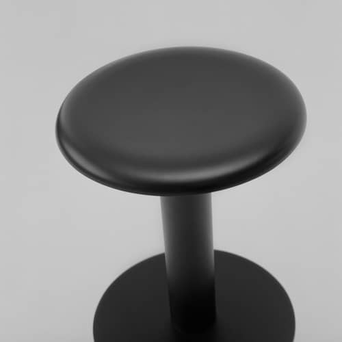 Tabouret Coupe métal noir - NEW WORKS - Noir - Acier au carbone