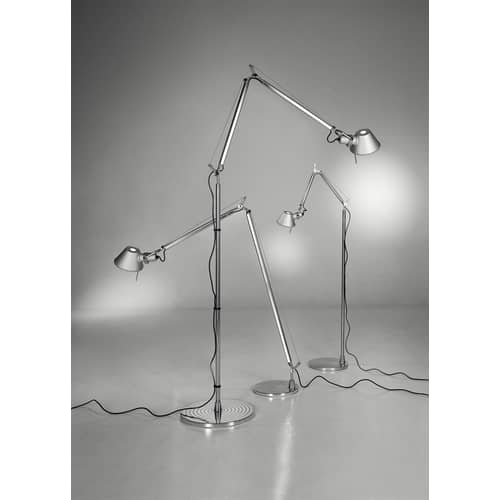 Stehleuchte Tolomeo Micro LED metall LED - Artemide - LED - Aluminium - Aluminium