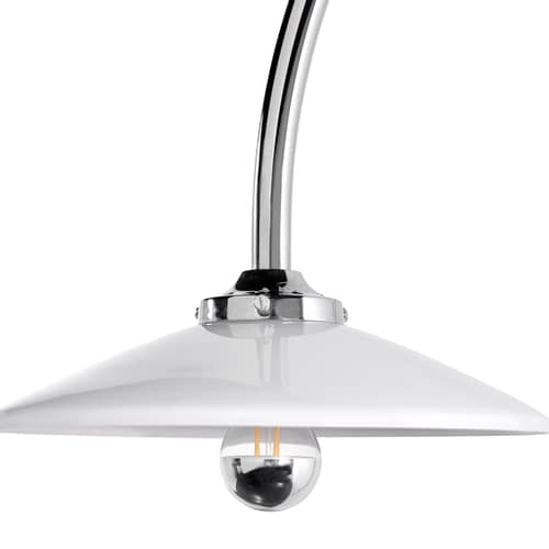 Applique avec prise Hanging Lamp n°2 métal argent / H 180 x L 75 cm - valerie objects - Acier chromé - Acier chromé, Verre
