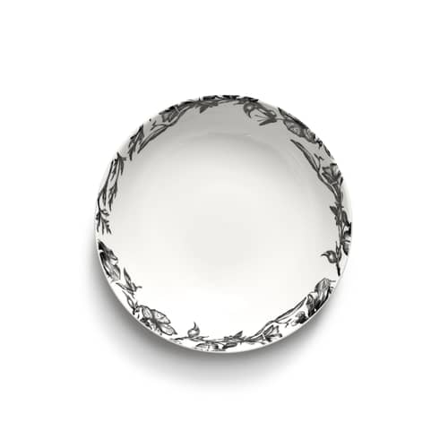 Set de 2 bols Unity - Enchanted garden/ Ø 15 cm - Serax - Blanc & noir - Porcelaine