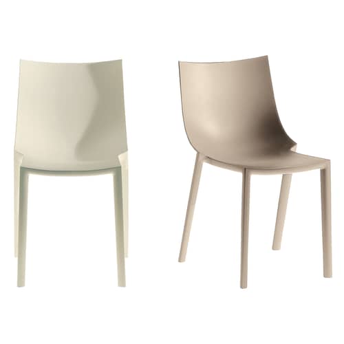 Chaise empilable Bo plastique blanc - Driade - Blanc - Polypropylène
