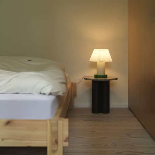 Lampada da tavolo Cellu metallo verde - Normann Copenhagen - Verde - Acciaio, Alluminio, PVC
