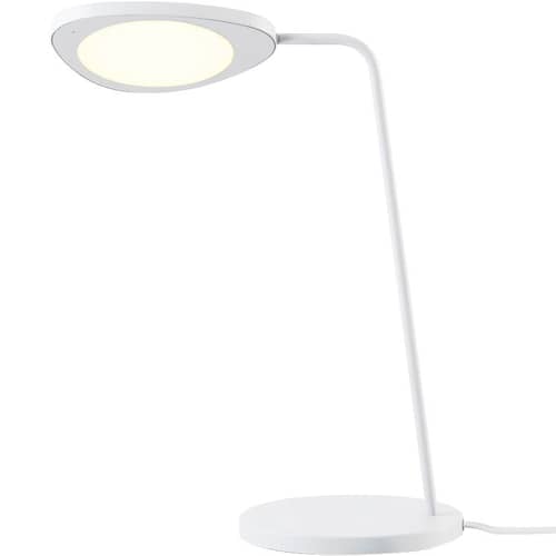 Lampe de table Leaf LED - Muuto - Blanc - Aluminium