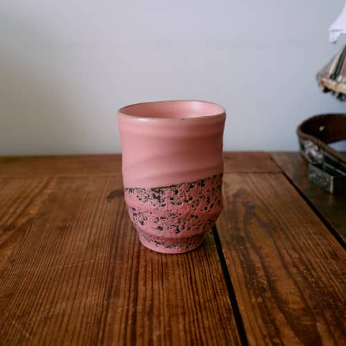 Set de 4 mugs Artist céramique /  Ø 7,2 x H 9,2 cm - HK LIVING - Multicolore - Grès émaillé