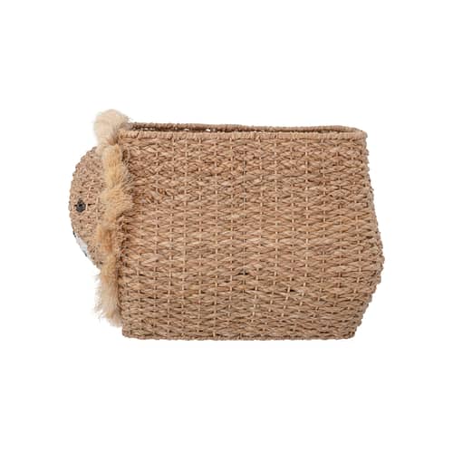 Panier Harrison fibre / 52 x 32 x H 36 cm - Bloomingville - Naturel - Fer, Herbe de Bankuan