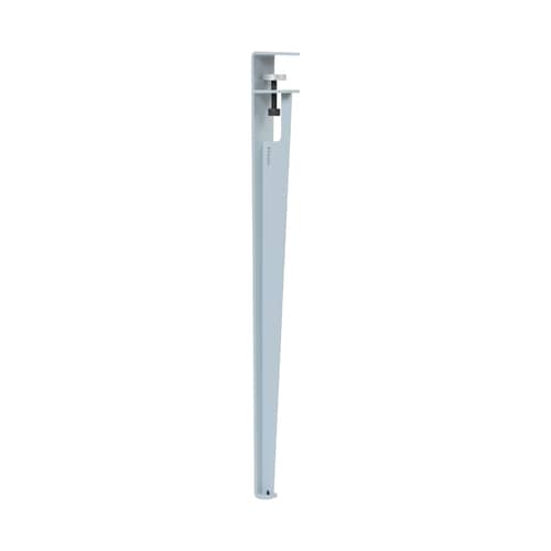 Pied  avec fixation étau / H 75 cm / Pour créer table & bureau - TIPTOE - Bleu pâle - Acier thermolaqué