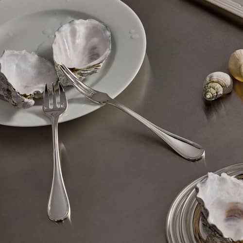 Set di posate Albi metallo / 6 pezzi per frutti di mare - Dosi per 2 persone - Christofle - Metallo argentato - Metallo argentato