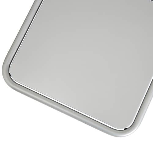 Table carrée Deville métal gris / 55 x 55 cm - Hay - Gris argent - 