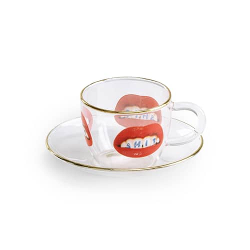 Tasse à café Toiletpaper - Shit verre multicolore - Seletti - Shit - Verre borosilicaté