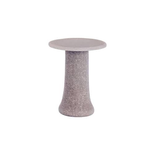 Beistelltisch Babar glas violett / Ø 42 x H 51 cm - 100% recycelt / Handgemacht - Glas Italia - Lavendel - Recyceltes Glas