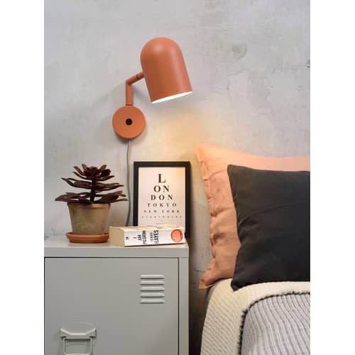 It's about Romi Marseille Wall light with plug - terracotta | Made