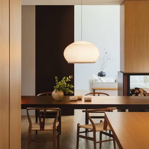 Pendelleuchte Knit LED textil beige / Ø 65 cm x H 39 cm - Strick - Vibia - Ø 65 cm x H 39 cm - 3D-gestricktes Lycra®, ABS, PMMA