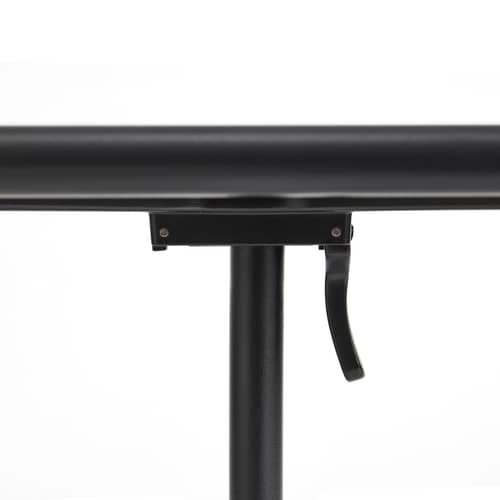 Deville Square table metal black / 55 x 55 cm - Hay - Charcoal grey - 