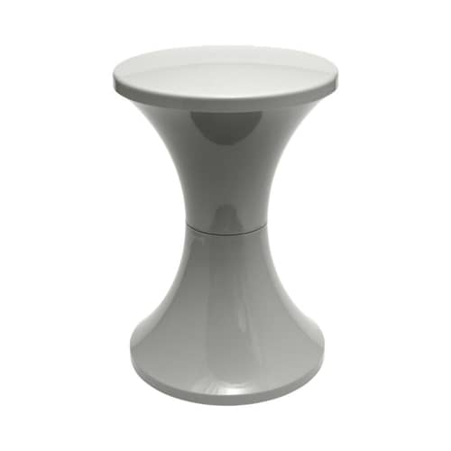 Tabouret Tam Tam Pop plastique gris / Réédition 1968 - Stamp Edition - Gris opaque - Polypropylène opaque
