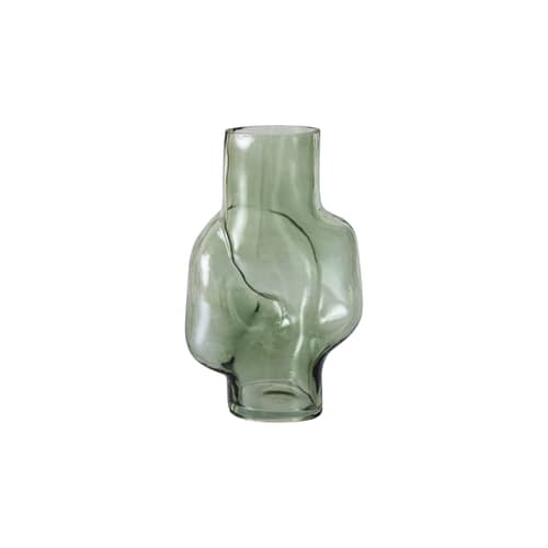 Vase Gleam High verre vert / H 32 cm - HK LIVING - Olive - Verre