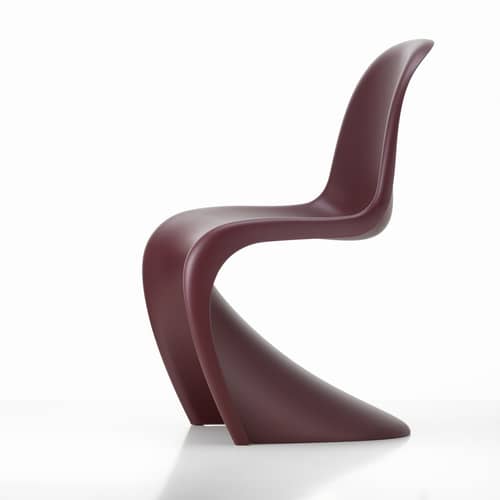 Chaise Panton Chair bordeaux / Polypropylène - Verner Panton, 1959 - Vitra - Bordeaux - Polypropylène teinté